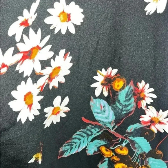 Tokyo Talkies Maxi, long sleeve, side zip, pockets, floral print on black - Picture 5 of 9